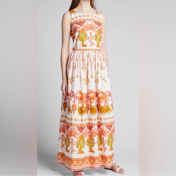 Emporio Sirenuse Dresses & Skirts - Le‎ Sirenuse Julia Winter Garden Cotton Maxi Dress